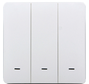 Розумний клавішний вимикач Tervix Pro Line ZigBee Push Switch (3 клавіші), без нуля