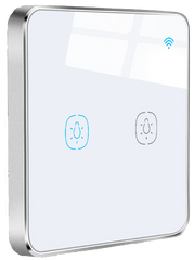 Розумний сенсорний вимикач Tervix Pro Line ZigBee Touch Switch (2 клавіші), без нуля