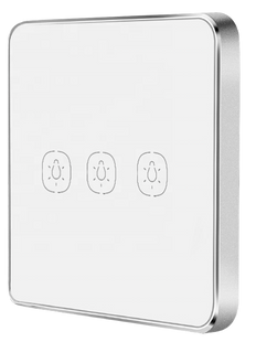 Розумний сенсорний вимикач Tervix Pro Line ZigBee Touch Switch (3 клавіші), без нуля
