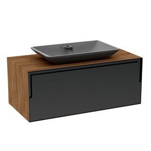 Тумба з раковиною Di Marco Moretta 100 см Walnut (DM06C005WT