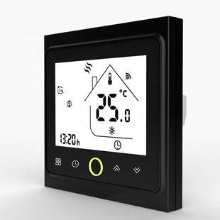 Термостат з WiFi управлінням Tervix Pro Line для газового/електричного котла, чорний NEW!