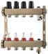 Колектор на 7 конт., з витратомірами, краном Маєвськ. та зливним, нерж.сталь Tervix Pro Line