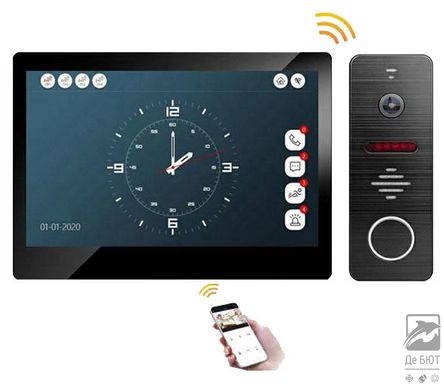 Комплект відеодомофона WiFi + Ethernet Tervix Pro Line Smart Video Door Phone System NEW!