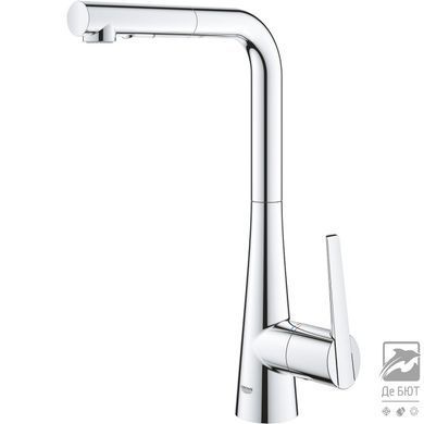 Змішувач для кухні з висувним виливом Grohe Zedra (32553002)