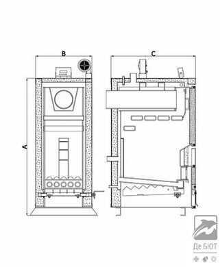 Твердопаливний котел HOLZ PLUS 60