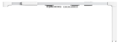 Розумний карніз для штор з ZigBee управлінням Tervix Pro Line ZigBee Curtain, довжина 2 м.