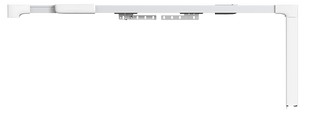 Розумний карніз для штор з ZigBee управлінням Tervix Pro Line ZigBee Curtain, довжина 3 м.